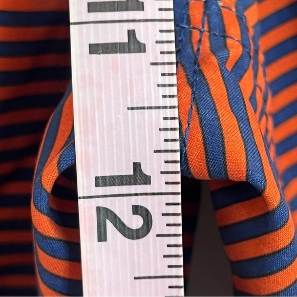 Men’s Volcom Orange & Blue Striped Board Shorts‎ Swim Trunks Size 31 - Picture 7 of 16